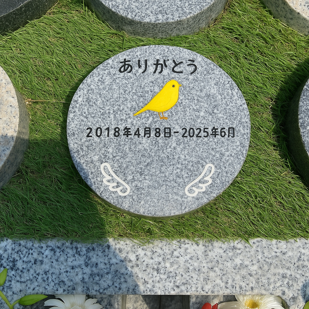 ぴーたんのお墓できました