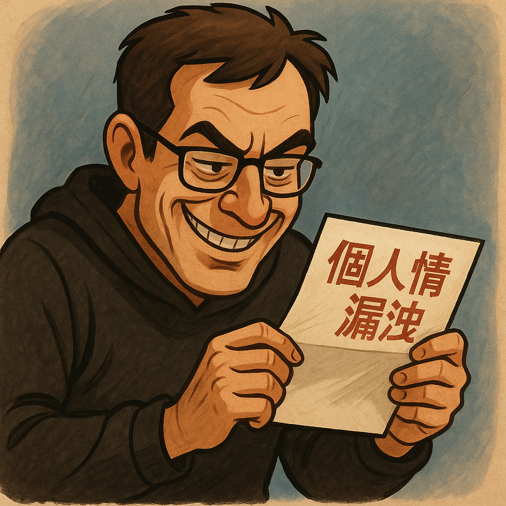 個人情報漏えい