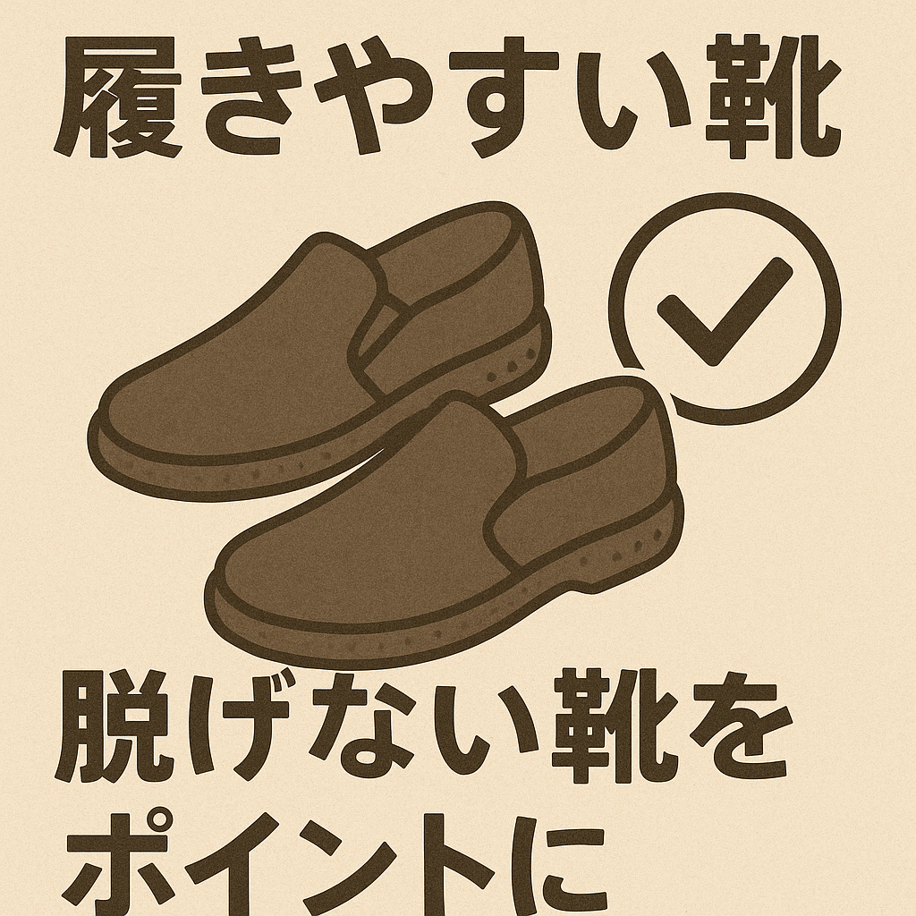 脱げにくい靴