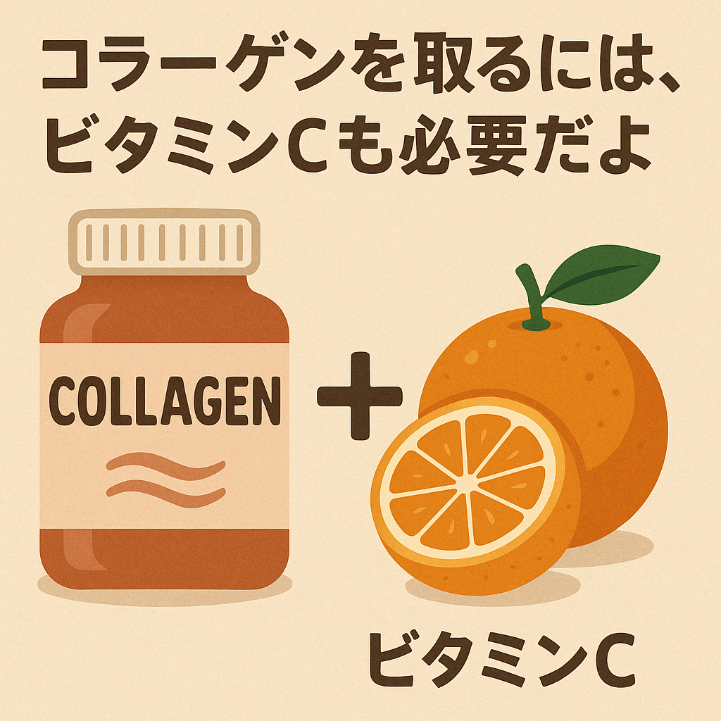 コラーゲンにビタミンC