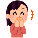 微笑む女性　愛嬌がある