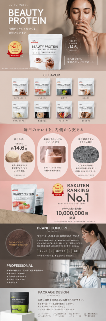 女性向き プロテイン